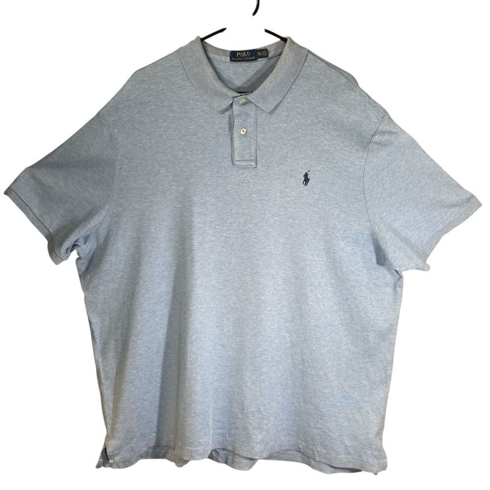 Polo by Ralph Lauren Men's Baby Blue Polo Shirt size‎ XXL - Picture 2 of 7